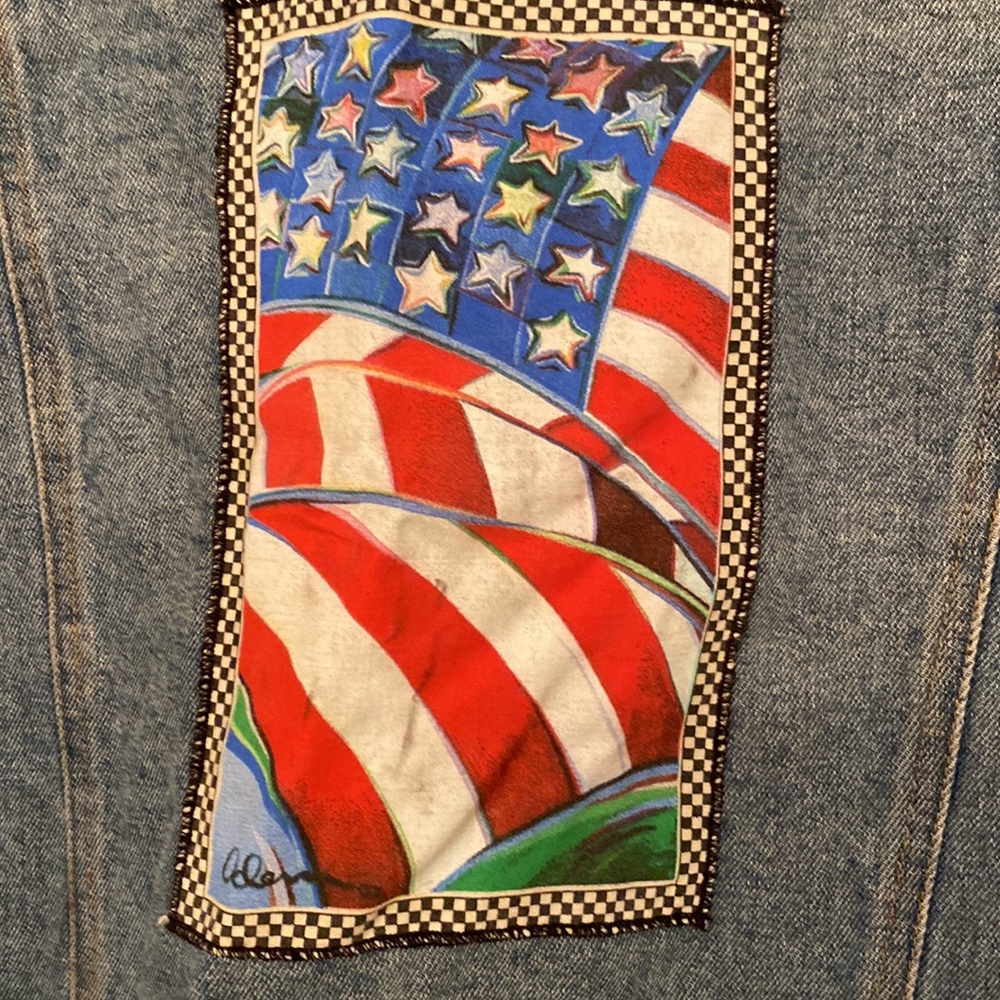Artist Anne Aderman Design Jean Jacket